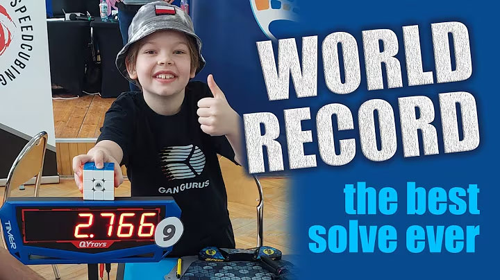 Teodor Zajder Breaks the Rubik's Cube WR - 2.76 Seconds!